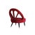 Contemporary Scarlet Armchairs by Ottiu, Set of 2 For Sale - Image 3 of 9