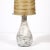 Ceramic Mid-Century White Glazed Ceramic Table Lamp With Monumental Spun Resin Shade For Sale - Image 7 of 16