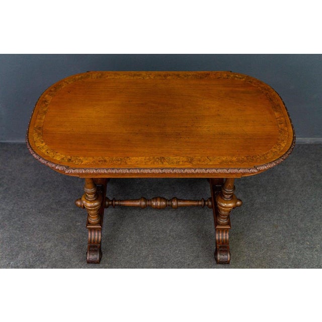 Wilhelminian Walnut Coffee Table For Sale - Image 6 of 12