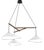 Emily Group of Three Pendant Light in White Semi-Matte by Daniel Becker for Moss Objects For Sale