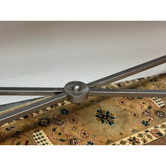 Champagne Sunrise Home Antiqued Console Table For Sale - Image 8 of 12