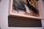 Smoking Lady by Nadezda | Oil on panel Woman in black dress smoking with a cat nearby. For Sale - Image 4 of 5