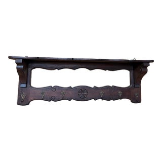 Vintage French Pot Rack or Coat Rack For Sale