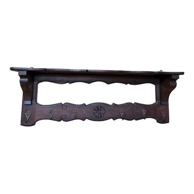 Vintage French Pot Rack or Coat Rack For Sale