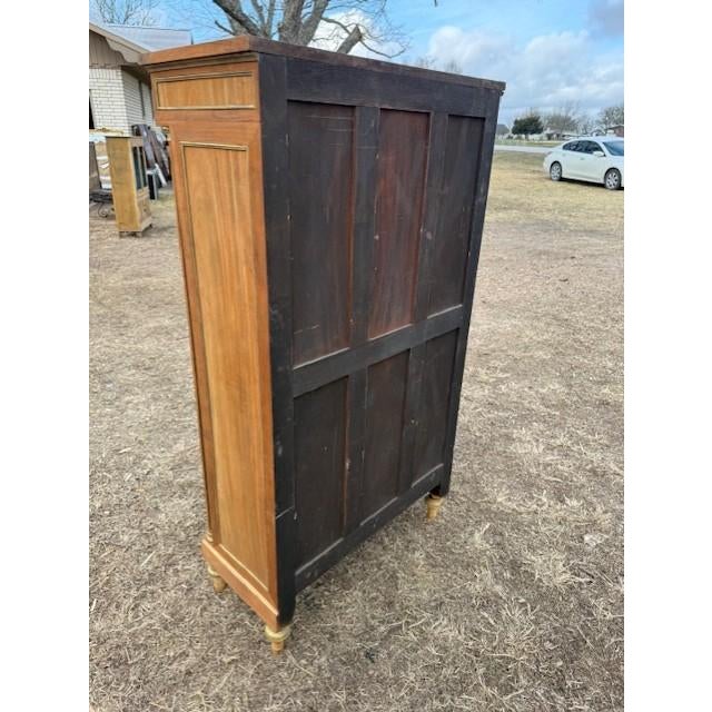 19th Century French Louis XVI Bleached 2-Door Bookcases For Sale - Image 13 of 14
