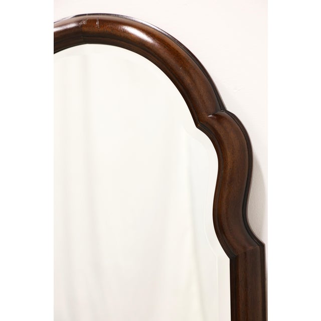 French Century Claridge Mahogany French Style Beveled Wall Mirror - B For Sale - Image 3 of 7