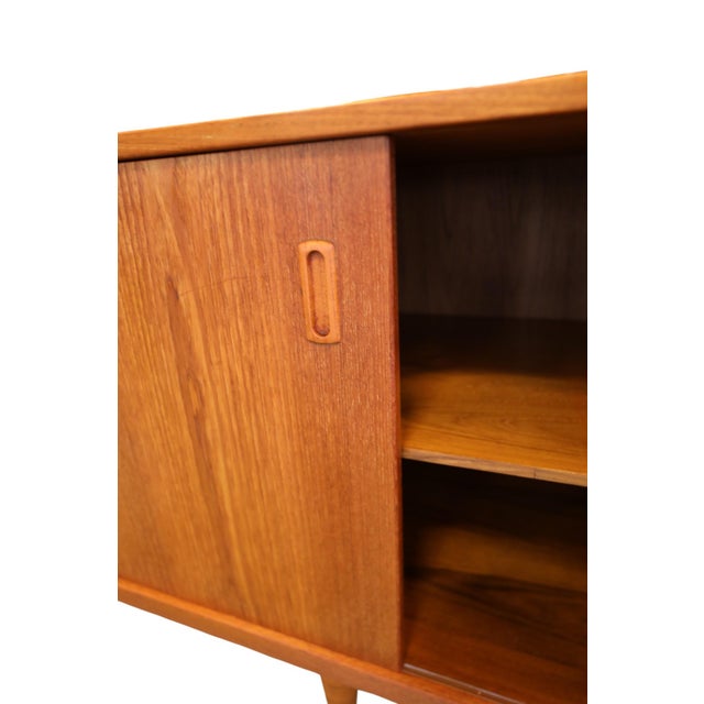 Danish Teak Sideboard with Sliding Doors, 1960s For Sale - Image 11 of 18