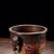 Red Vintage Cloisonné Enamel Censer With Beast Handles and Lotus Motif For Sale - Image 8 of 9