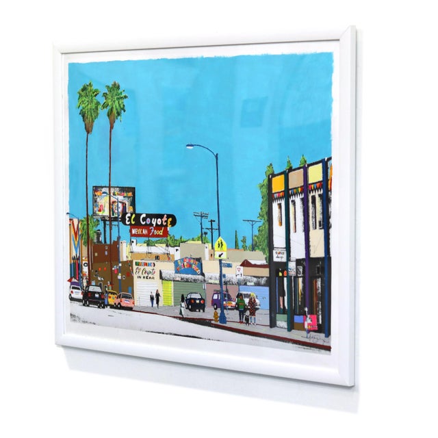 This Is Beverly BLVD #41 - Colorful l.a. Landscape Mixed Media Original Artwork by Fabio Coruzzi For Sale In Los Angeles - Image 6 of 8