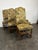 Louis XIII Chairs in Turned Walnut with Foliage Fabric, Set of 6, in Very Good conditions.
