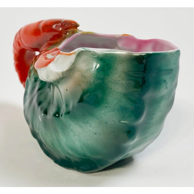 Ceramic Vintage Royal Bayreuth Lobster Creamer Dish For Sale - Image 7 of 9