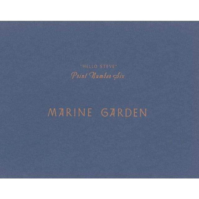 Native American 1947 Silkscreen "Marine Garden" by Steve Wheeler For Sale - Image 3 of 5