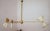 Four-Arm Brass Asymmetrical Chandelier by Silvio Piattelli For Sale - Image 12 of 13