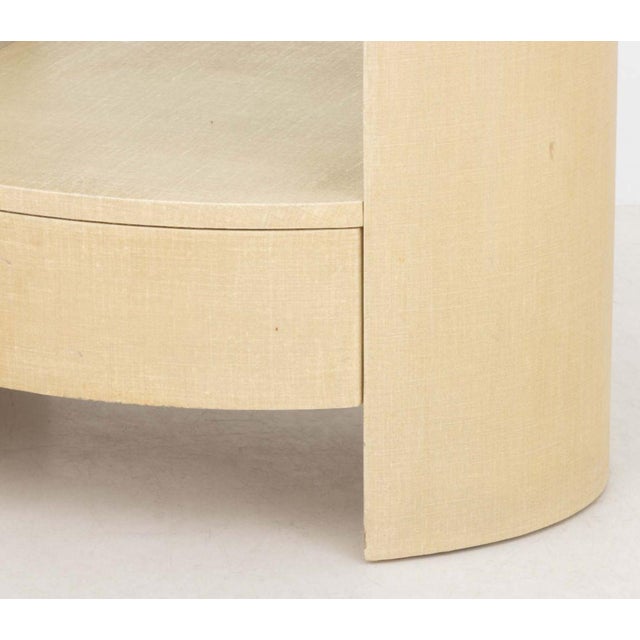 Jay Spectre Style Modern Bedside Tables, Pair For Sale In New York - Image 6 of 9