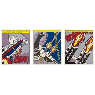 As I Opened Fire, Museum-Published Lt’d Ed. 60’s Litho Set, After Roy Lichtenstein For Sale