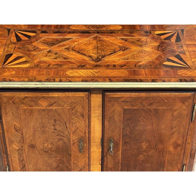 18th Century Maltese Walnut Marquetry Cabinet, 1720 For Sale - Image 13 of 18