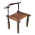 Antique African Senufo Carved Hardwood Chair For Sale