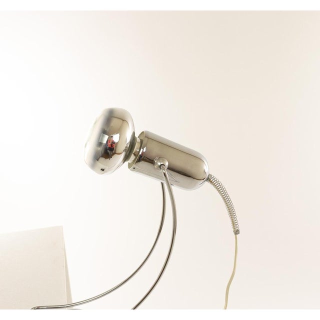 1960s Chrome Table Lamp by Francesco Fois for Reggiani, 1960s For Sale - Image 5 of 9