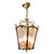 Pink Large French Rococo Style Brass Lantern, 1960 For Sale - Image 8 of 8