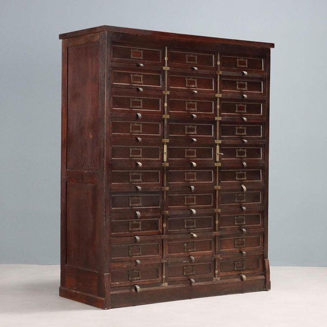 Antique Chest of Drawers in Walnut and Painted Oak For Sale - Image 10 of 10