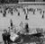 Eton Vs Harrow 1955 A view of spectators on the pitch at a cricket match between the public schools of Eton and Harrow at...