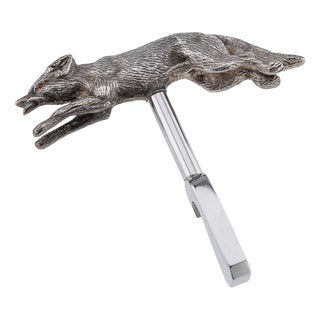 Fox-Shaped Silver Bottle Opener, England, 1965 For Sale