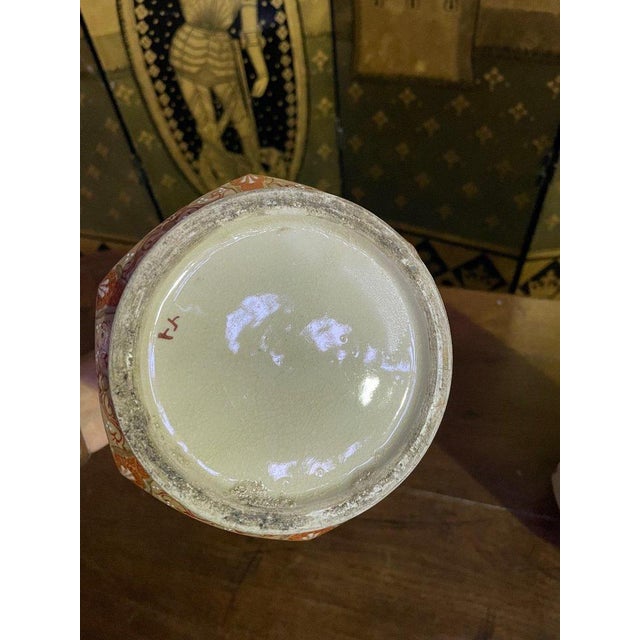 Japanese Vases Satsuma, Set of 2 For Sale - Image 4 of 6