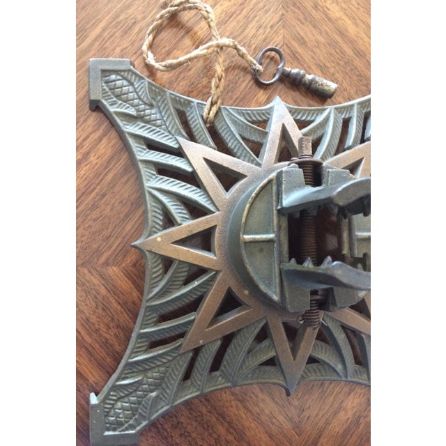 Handcrafted Cast Iron French Art Deco Tree Stand For Sale In Miami - Image 6 of 10