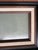 Mid 20th Century Vintage Wood Picture Frame With Linen Liner & Non-Glare Glass For Sale - Image 5 of 9