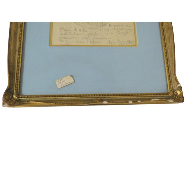 Wood 1930s Ozias Leduc Pencil Drawing Study of "Exode Xii" With Artist Notations For Sale - Image 7 of 11