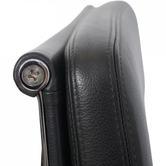 EA-219 Office Chair in Grey Leather by Charles Eames For Sale - Image 12 of 18