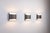 This large set of six Model 2030/31 wall lamps by Rolf Krüger and Dieter Witte for Staff Leuchten captures the essence of...