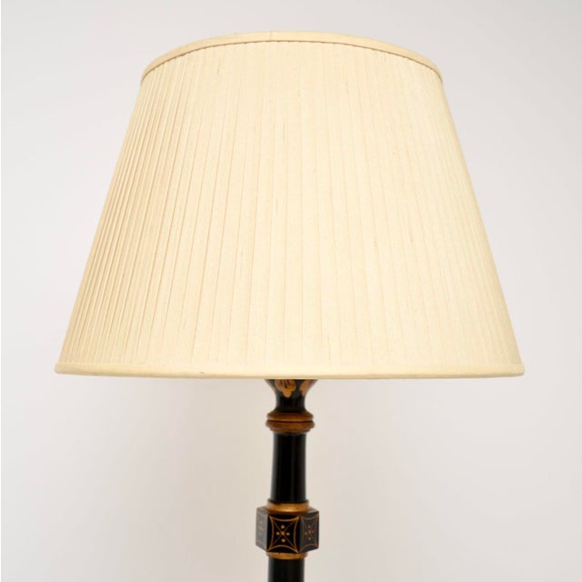 Chinese Lacquered Floor Lamp, 1920s For Sale - Image 3 of 11