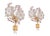 Wall Sconces with Crystal Flowers, Set of 2 For Sale - Image 9 of 9