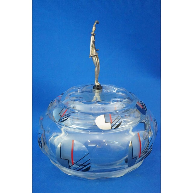 Bohemian Crystal Box by Karl Palda, 1920s For Sale - Image 8 of 18