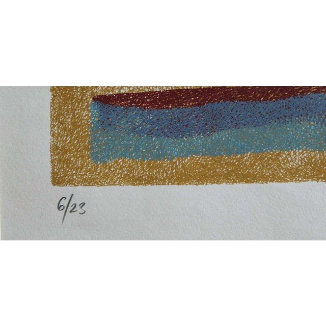 1970s Yargo De Lucca, Inuit-Inspired Silkscreen Print, "Canada Suite Series", Ed. 6/23, 1976-1977 For Sale - Image 5 of 9