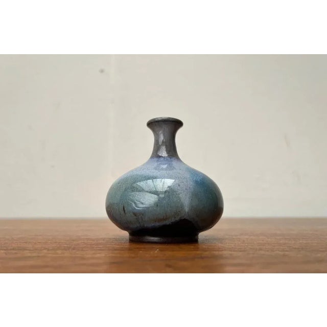 Mid-Century Small German Studio Pottery Vase by Janne Reckert-Cordua, 1960s For Sale - Image 11 of 12