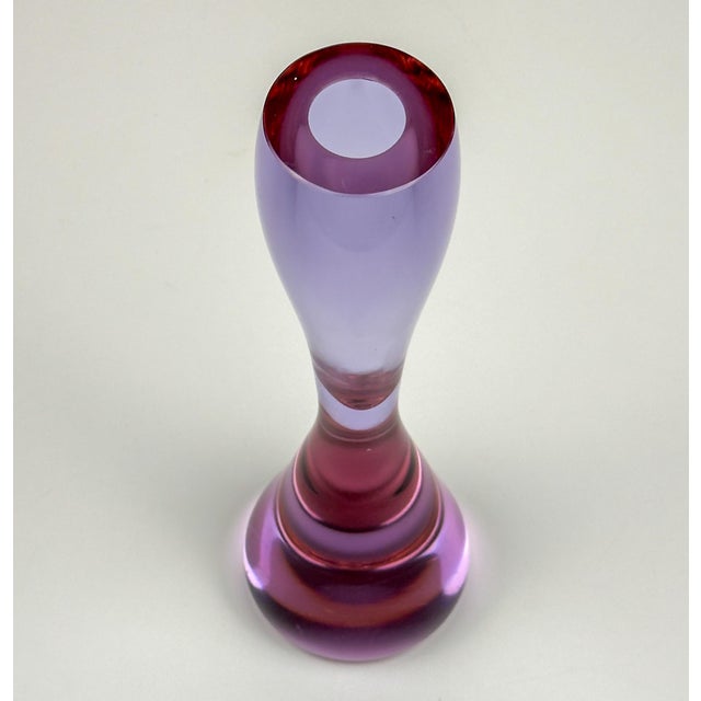 Vintage Pink Murano Vase, Italy, 1970s For Sale - Image 13 of 14