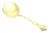 Early 20th Century Paye & Baker Floral Pansy Gilt Sterling Silver Nut or Confection Spoon For Sale