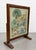 1920s Antique Needlepoint Fires Screen With Cottage Garden Scene, Wood Framed Hearth Screen, C. 1920s–1940s For Sale - Image 5 of 11