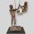 Abstract Expressionism Bruno Lucchesi Large Terracotta Sculpture of Two Boys Playing on Swing For Sale - Image 3 of 8