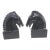 MCM Wooden Horsehead Bookends - A Pair of 2 For Sale