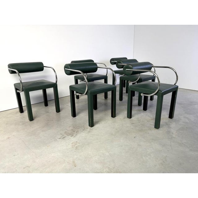Arcadia Dining Chairs attributed to Paolo Piva for B&B Italia, 1980, Set of 6 For Sale - Image 9 of 14