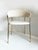 Italian White Velvet Chair For Sale - Image 9 of 10