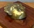 Mid-Century Modern Vintage Brass Face Plaque For Sale - Image 3 of 12