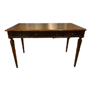 Theodore Alexander Leather Top Writing Desk For Sale