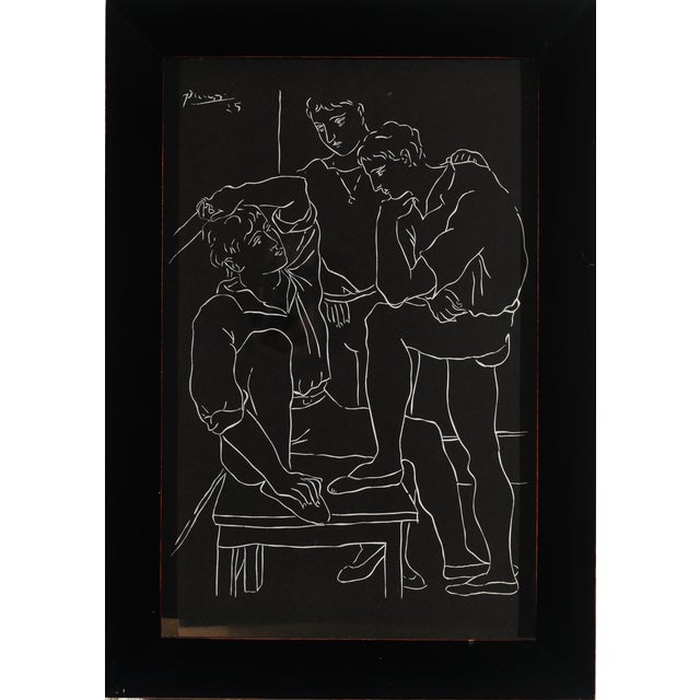 Modern Picasso Reproduction Black & White Prints - S/4 For Sale - Image 3 of 6