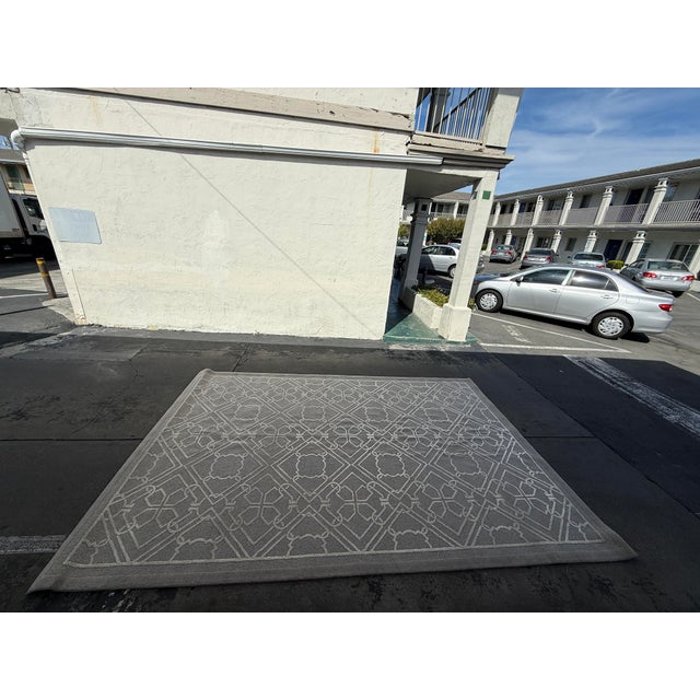 8ft × 12ft 7in Davis & Davis Broadloom Custom Geometric Area Rug For Sale - Image 9 of 12
