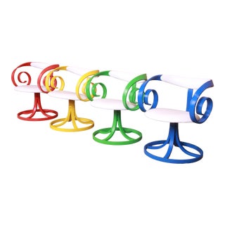 George Mulhauser for Plycraft Sultana Chairs, Set of Four For Sale