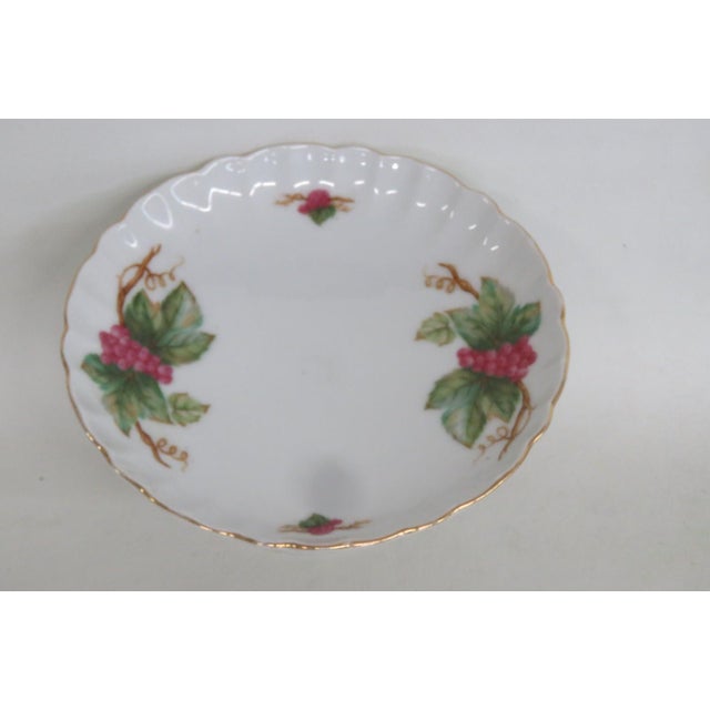 May Wine by Barrington Porcelain Pedestal Plate Compote Candy Dish Stand 5106b For Sale - Image 4 of 17